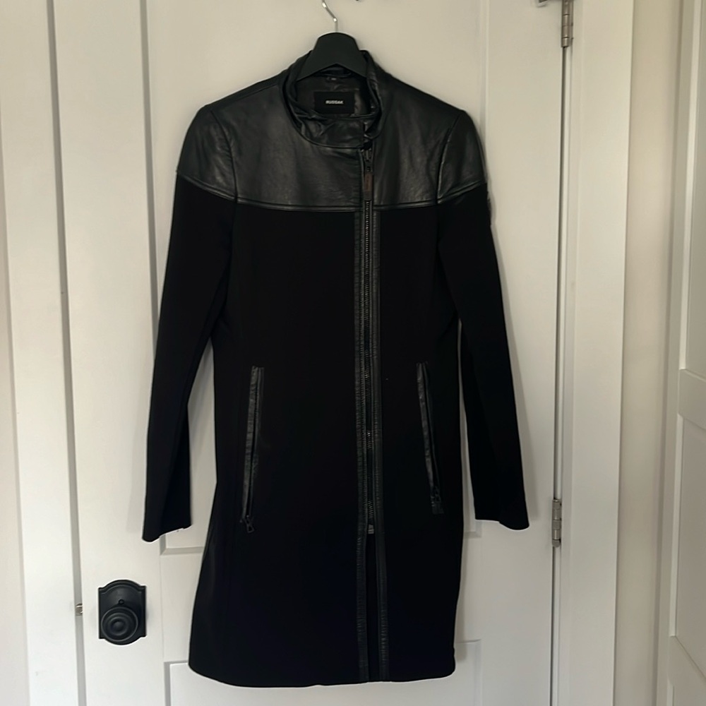 Women’s Jacket - Rudsak - S - Black - Real leather + fabric